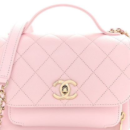 Chanel Caviar Quilted Small Business Affinity Flap Light Pink 8 of 10