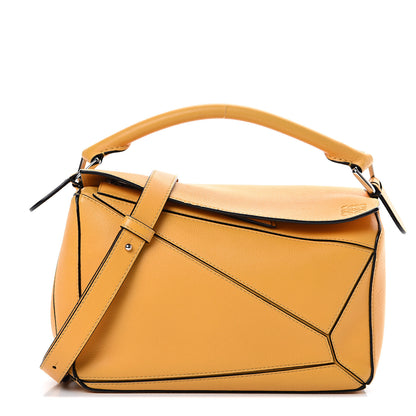 Loewe Calfskin Small Puzzle Bag Narcisus Yellow 1 of 13