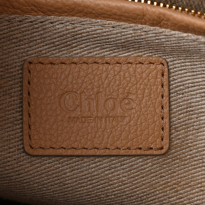 Chloe Calfskin Braided Medium Marcie Double Carry Milky Brown 6 of 12