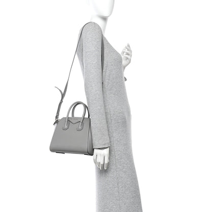 Givenchy Sugar Goatskin Mini Antigona Pearl Grey 2 of 12