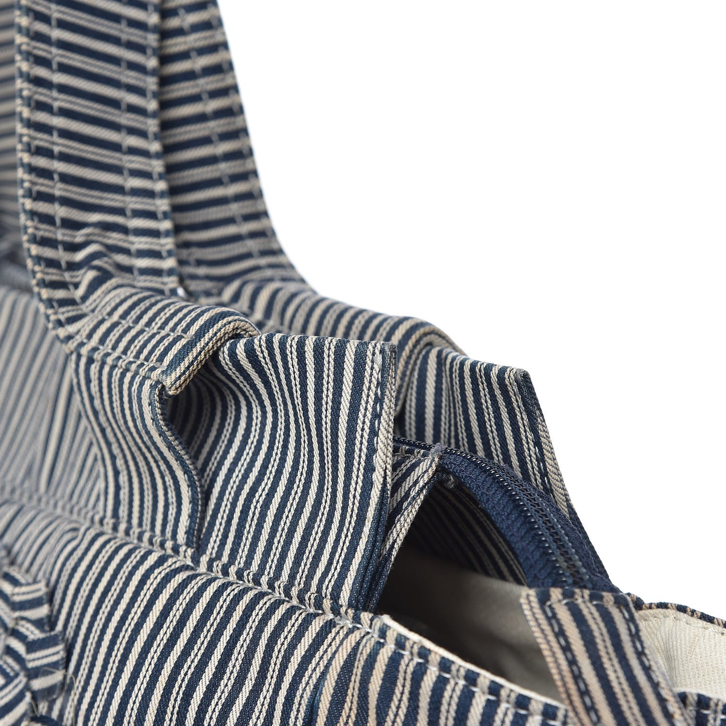Canvas Sequin Stripe CC Tote Blue