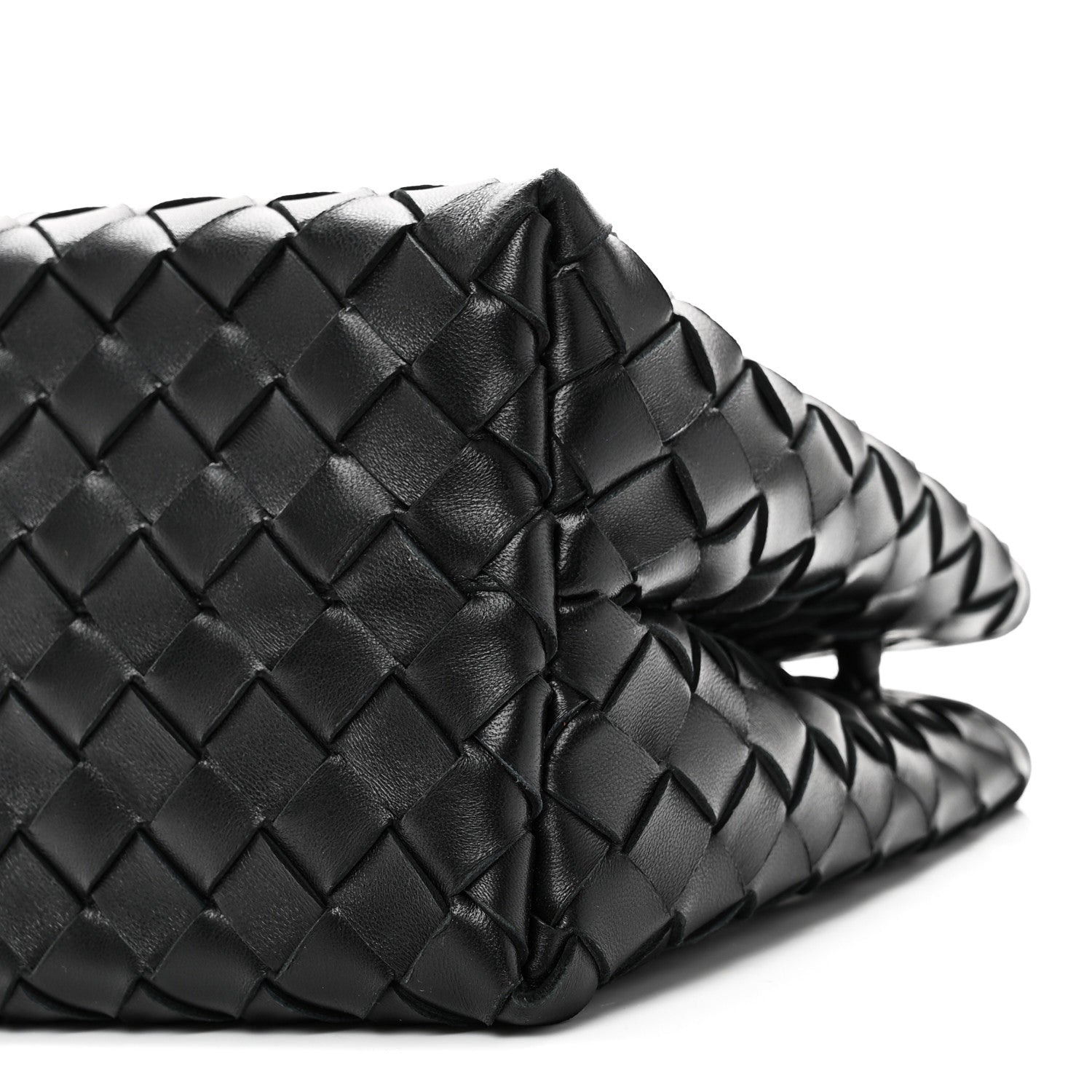 Bottega Veneta Nappa Intrecciato Small East West Andiamo Shoulder Bag Black 9 of 9