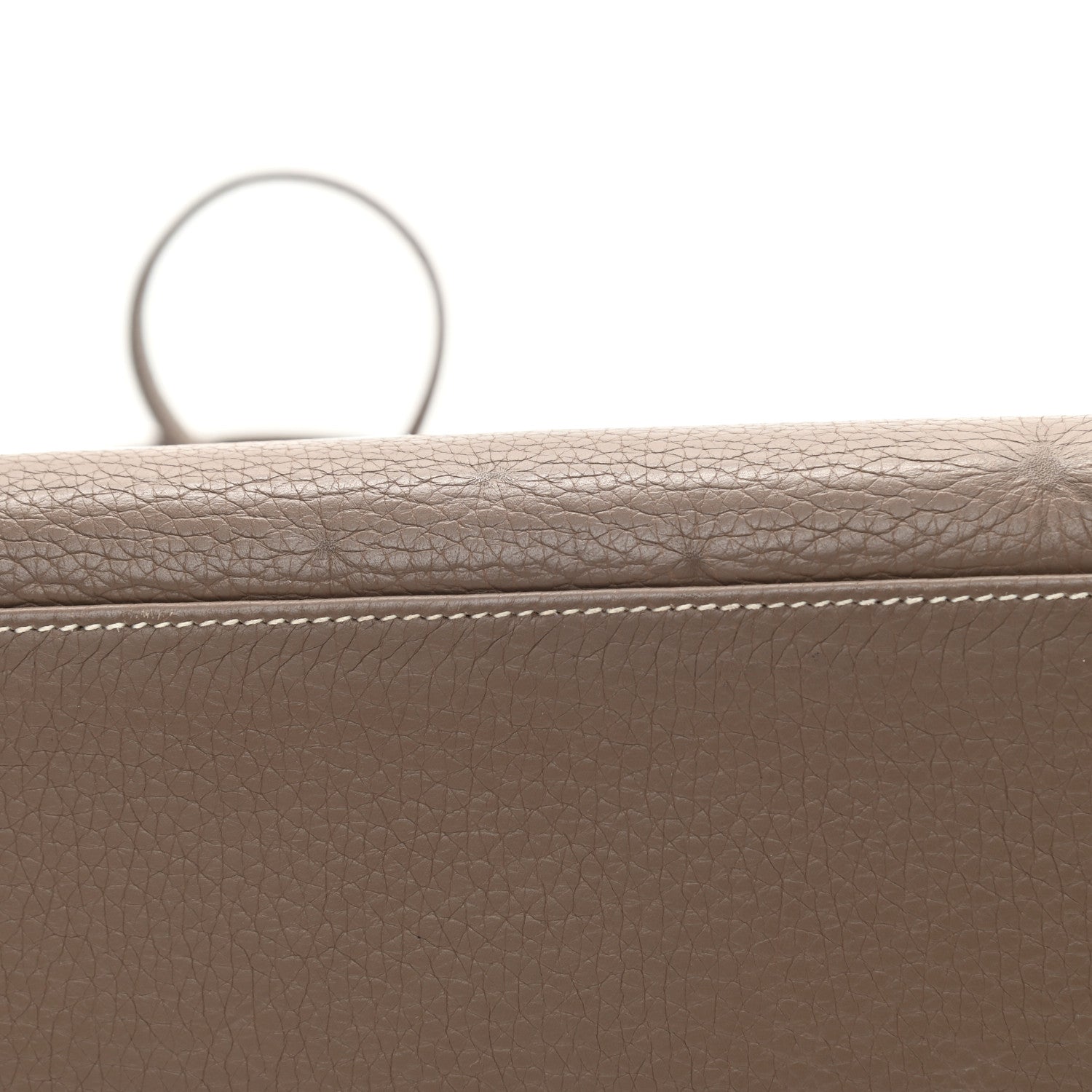 Hermes Taurillon Clemence Kelly Retourne 28 Etoupe 14 of 16
