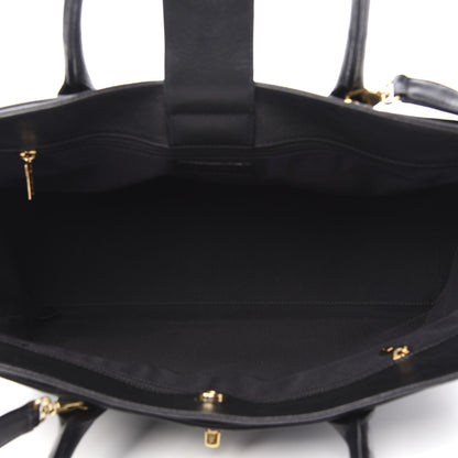 Chanel Calfskin Cerf Executive Shopper Tote Black 5 of 13