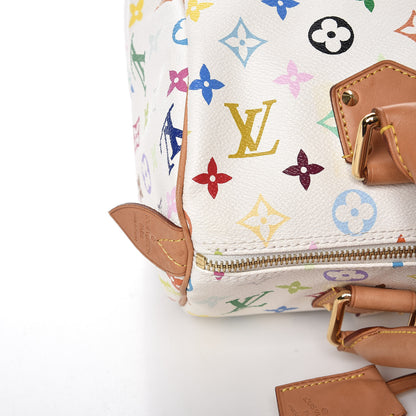 Louis Vuitton Monogram Multicolor Speedy 30 White 16 of 16
