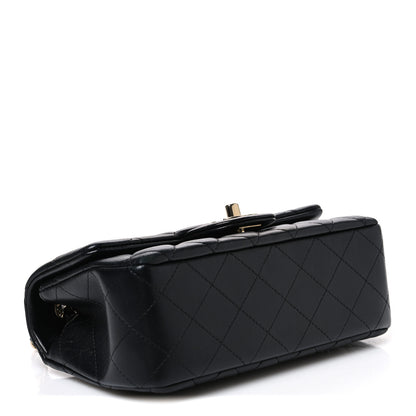 Chanel Lambskin Quilted Mini Rectangular Flap Black 4 of 10