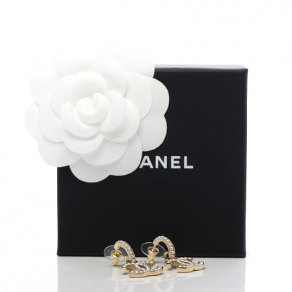 Chanel Pearl CC Hoop Drop Earring Gold 5 of 5