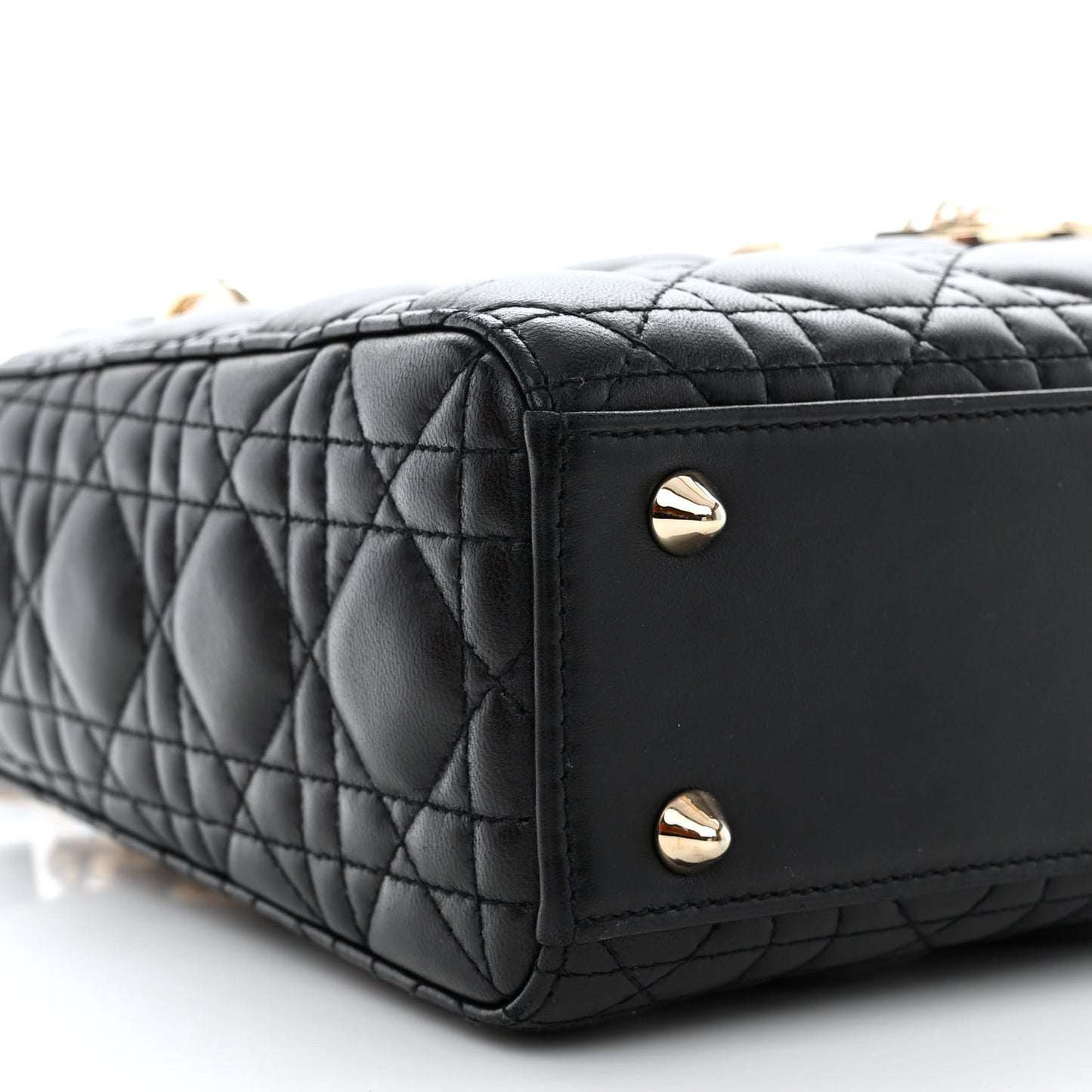 Lambskin Cannage Small My ABCDior Lady Dior Black