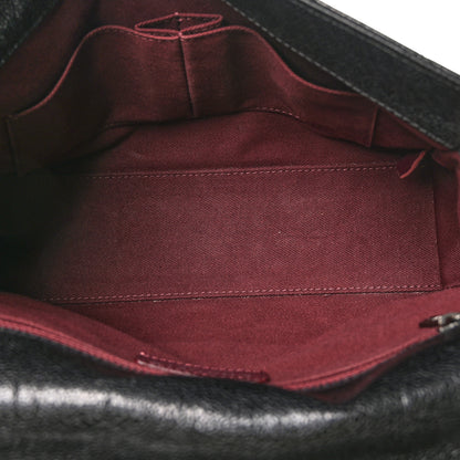 Chanel Crumpled Grained Calfskin Jumbo CC Crave Flap Black 5 of 11