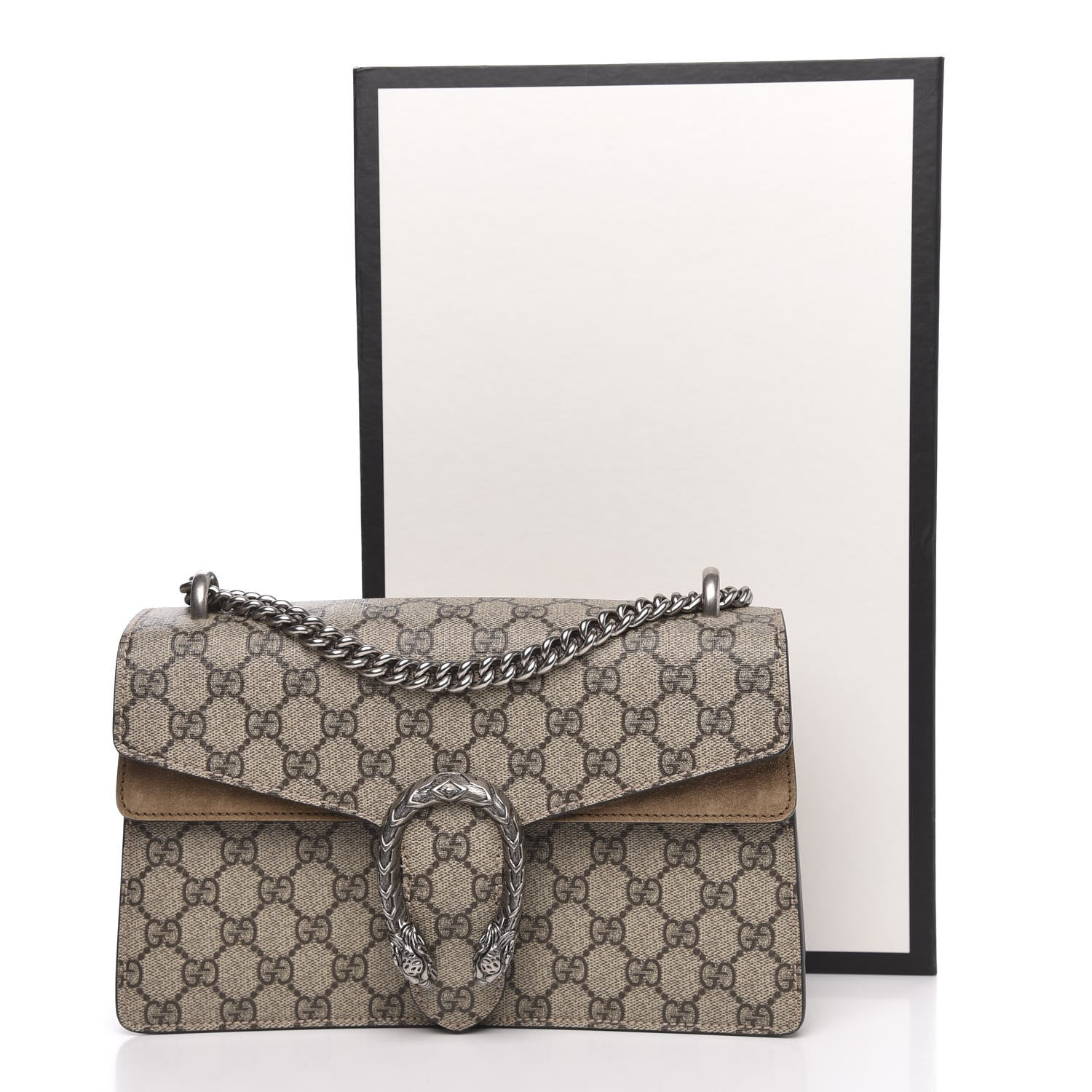 Gucci GG Supreme Monogram Small Dionysus Shoulder Bag Taupe 14 of 14