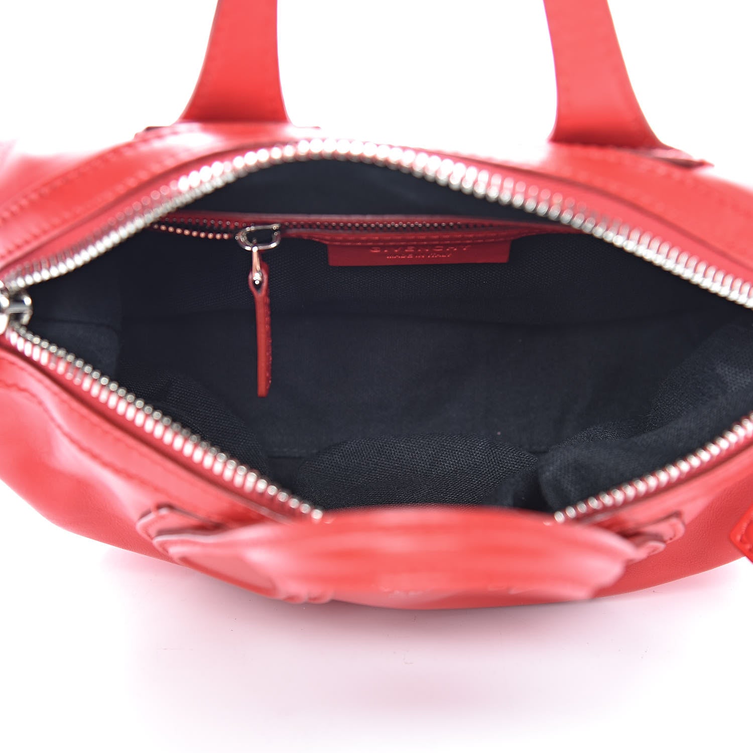 Givenchy Waxed Calfskin Micro Nightingale Medium Red 5 of 10