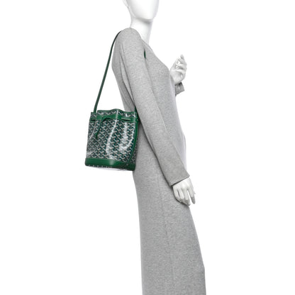 Goyard Goyardine Petit Flot Bucket Bag PM Green 2 of 9