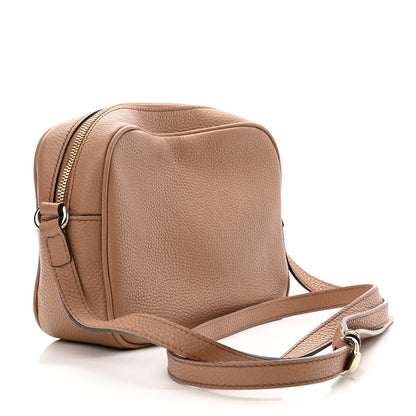 Gucci Pebbled Calfskin Small Soho Disco Bag Camelia 3 of 11