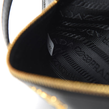 Prada Saffiano Crossbody Wallet Black 7 of 12