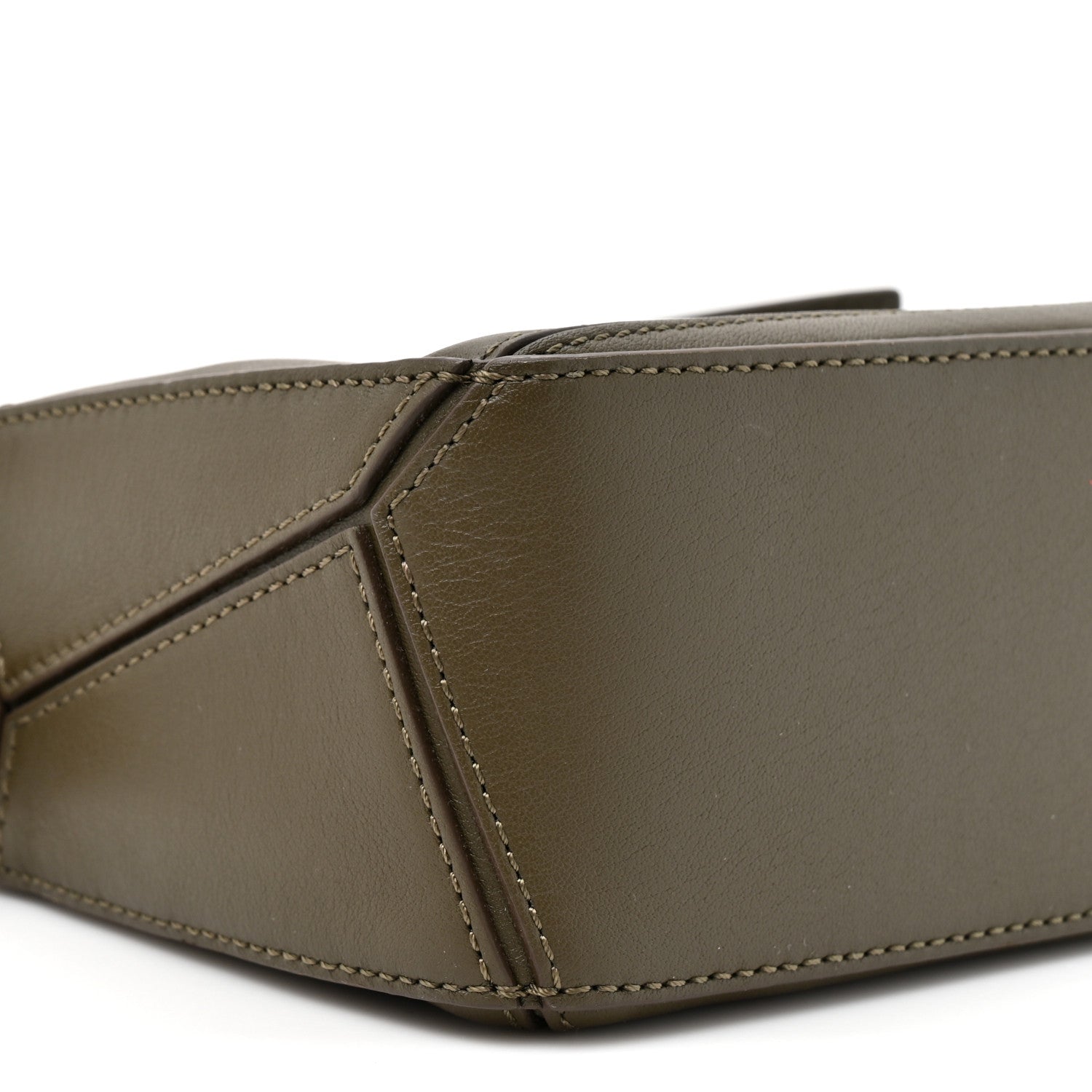 Loewe Calfskin Mini Puzzle Edge Bag Khaki Green 9 of 9