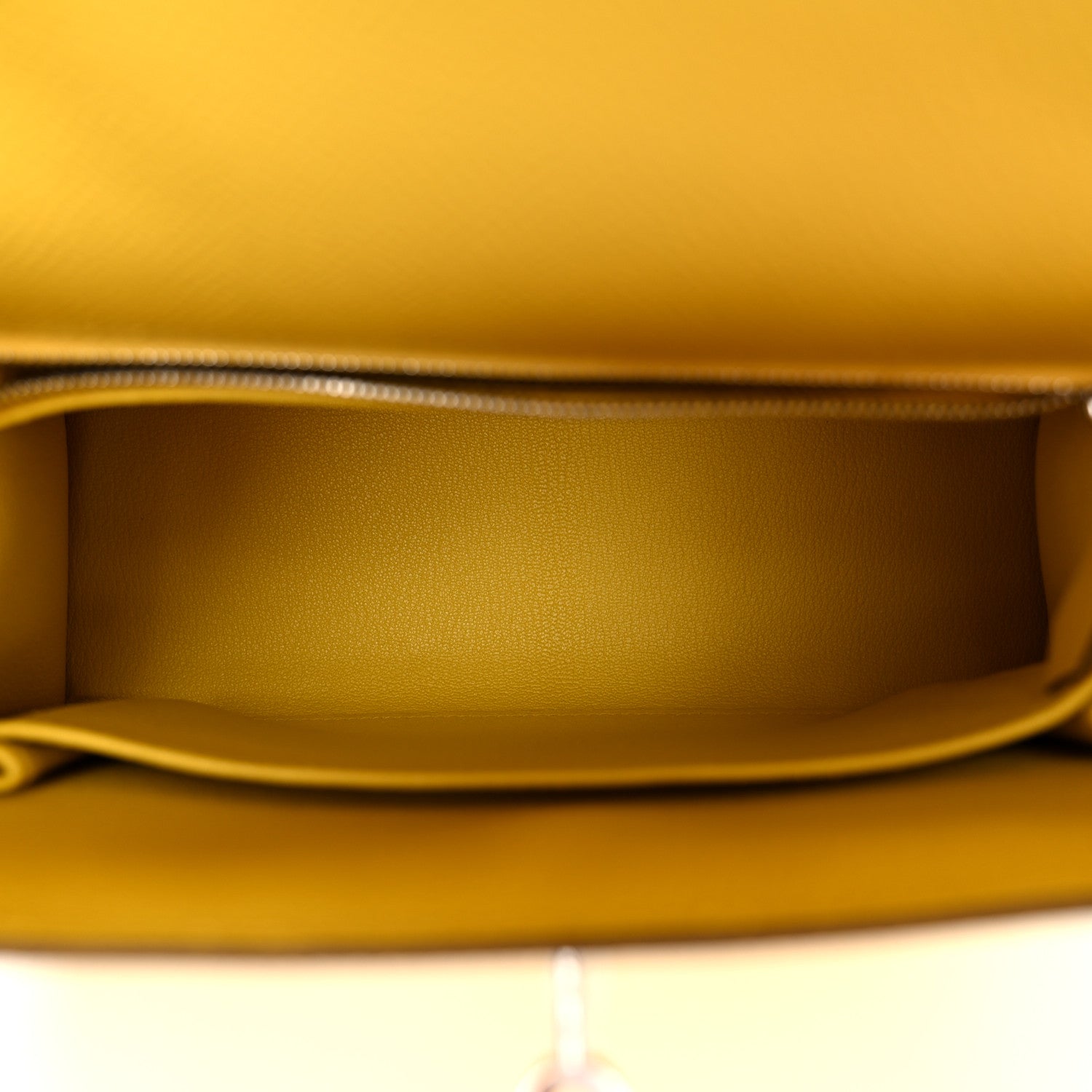 Hermes Epsom Kelly Sellier 25 Jaune De Naples 5 of 11