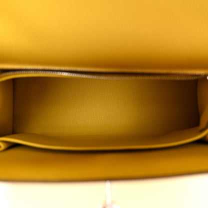 Hermes Epsom Kelly Sellier 25 Jaune De Naples 5 of 11