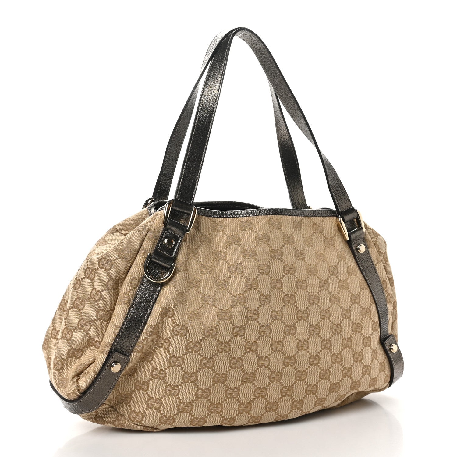 Gucci Monogram Medium Abbey Shoulder Bag Pewter 3 of 10