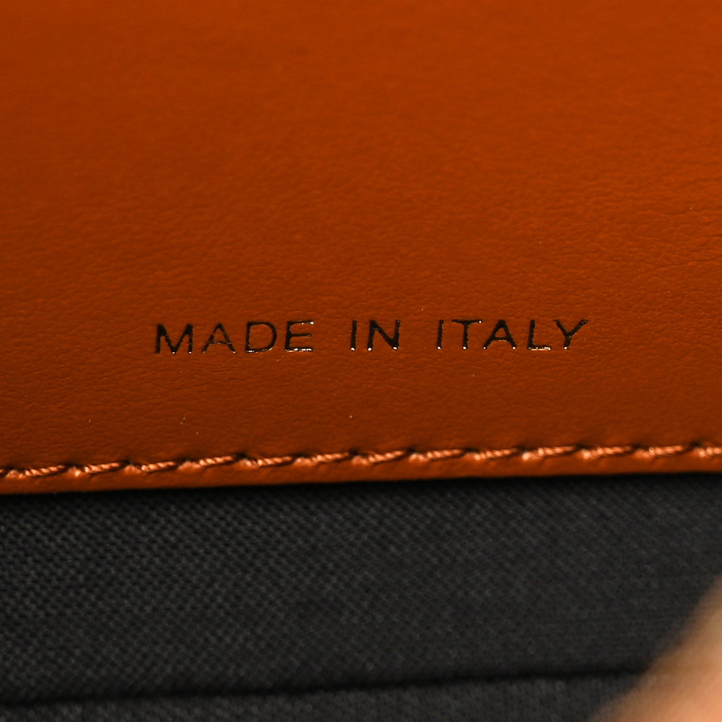 Vitello Epoque FF Embossed Camera Case Brandy