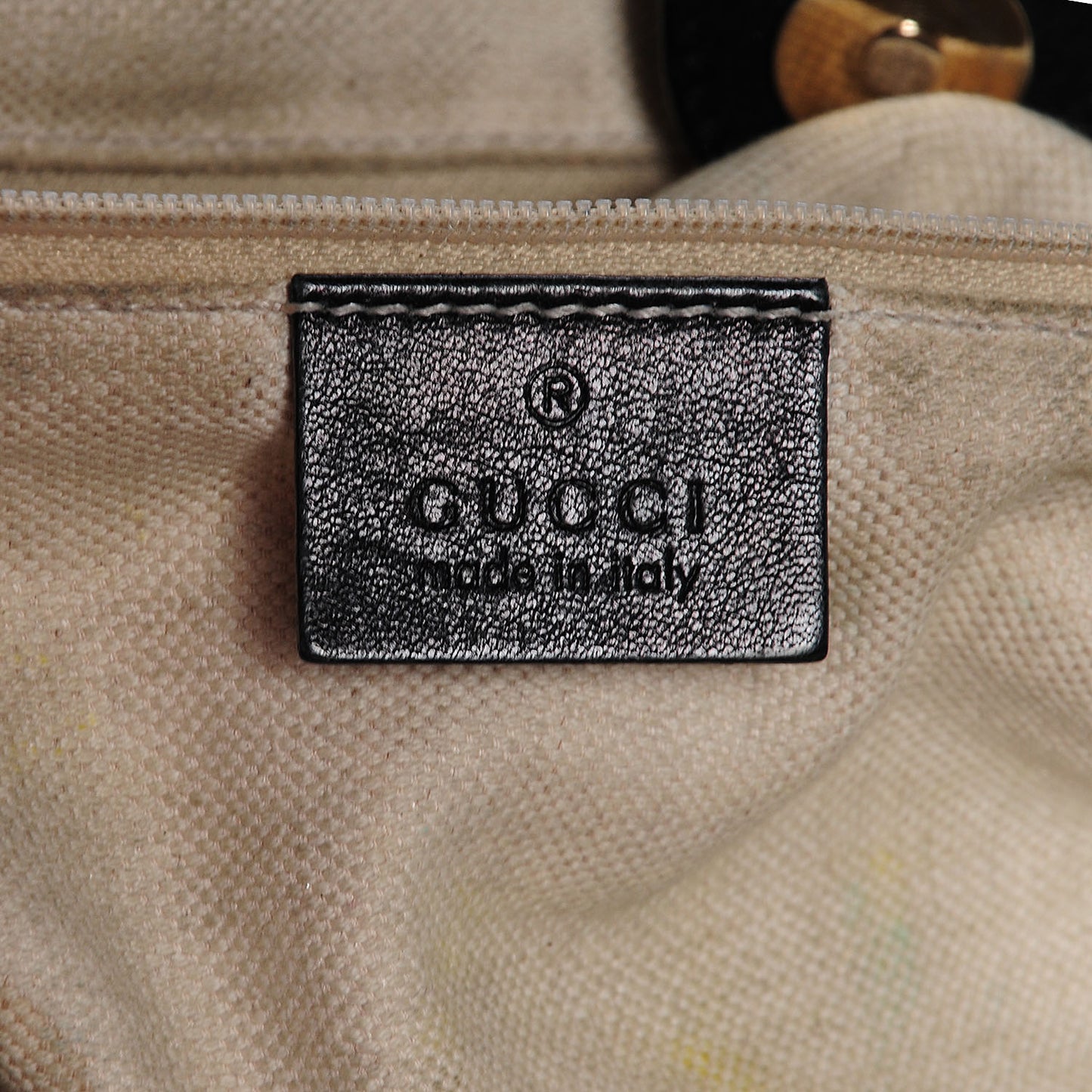 Guccissima Medium Sukey Tote Black