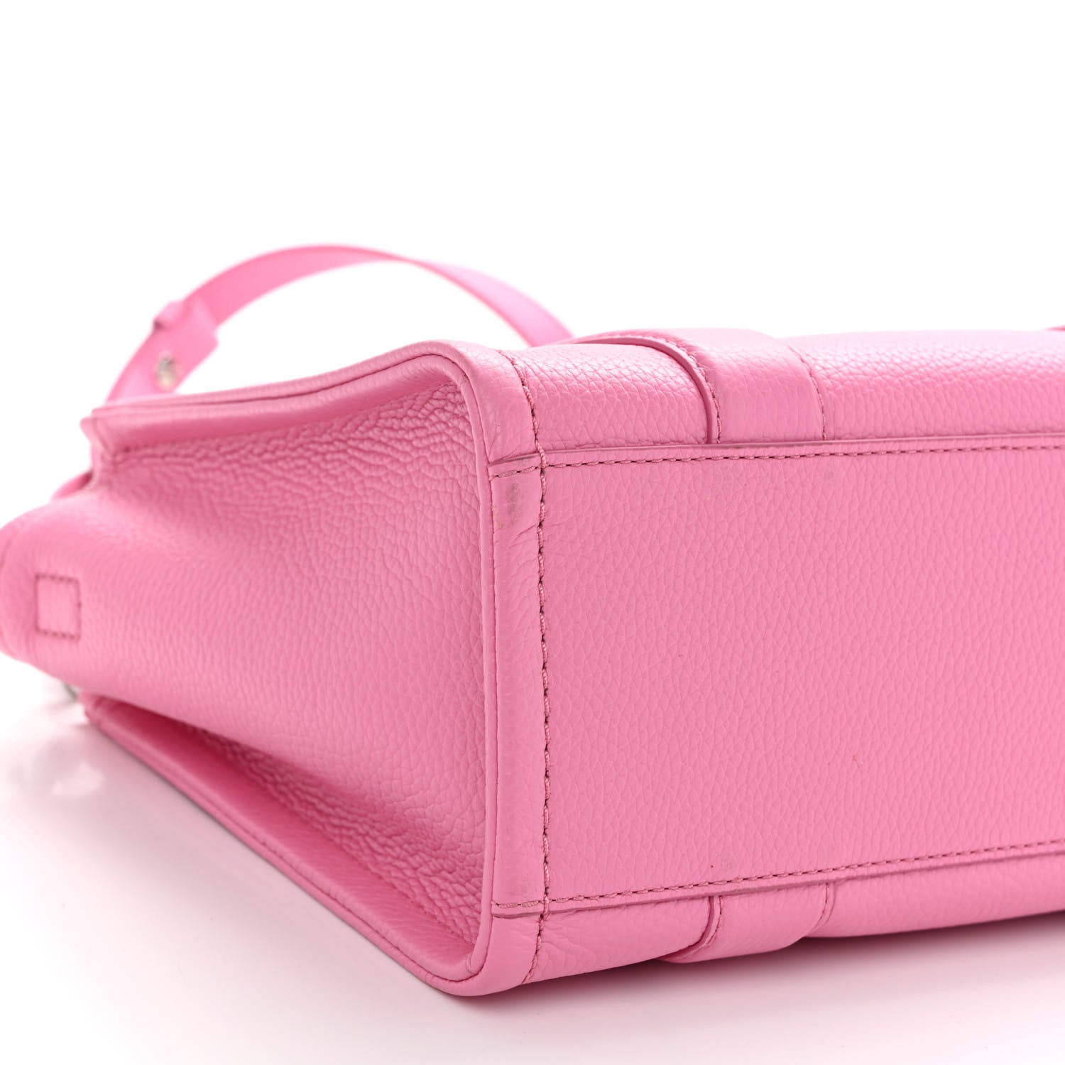 Marc Jacobs Grained Calfskin Small The Tote Bag Candy Pink 7 of 10