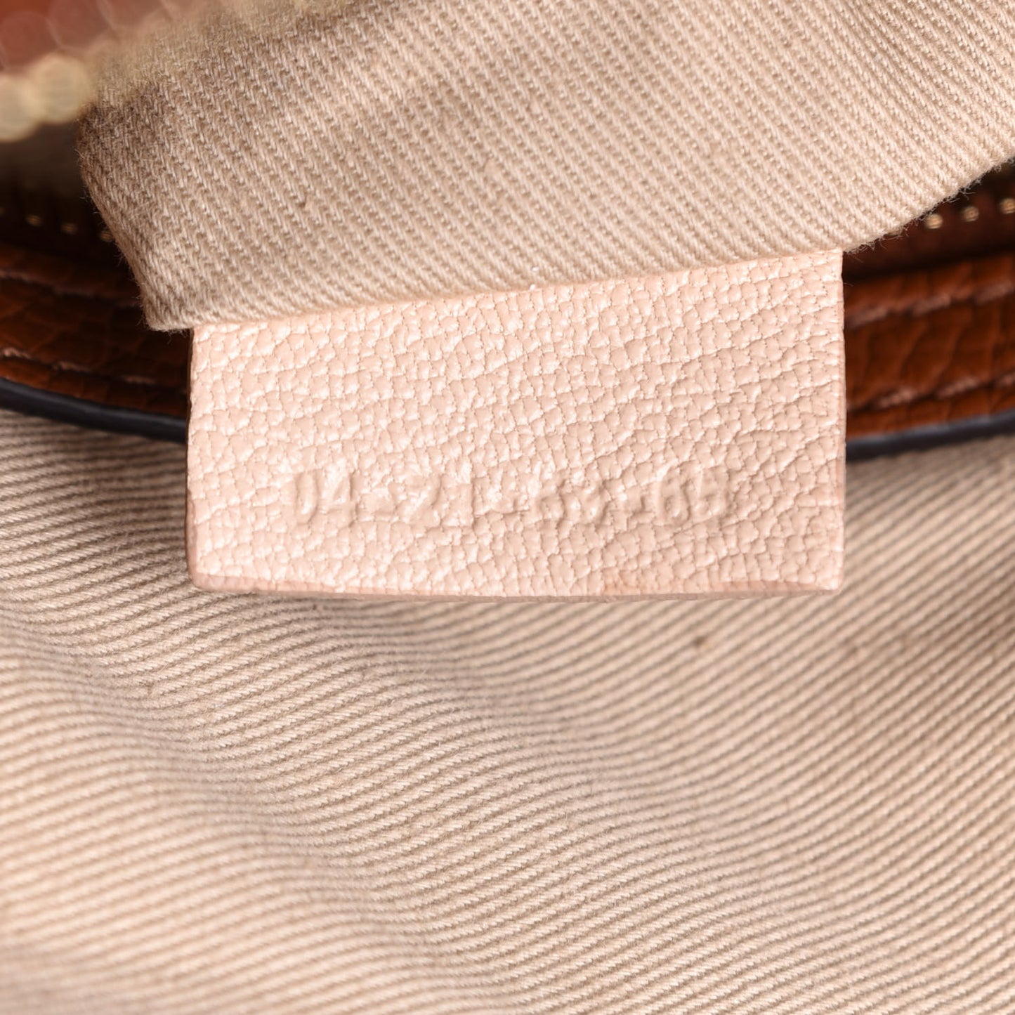 Calfskin Small Marcie Satchel Tan