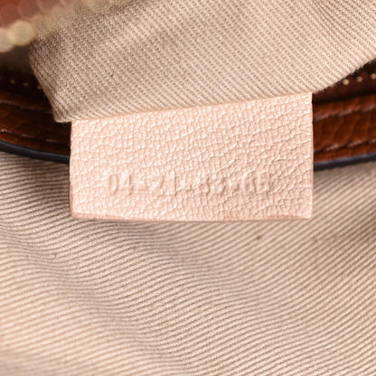 Chloe Calfskin Small Marcie Satchel Tan 9 of 10