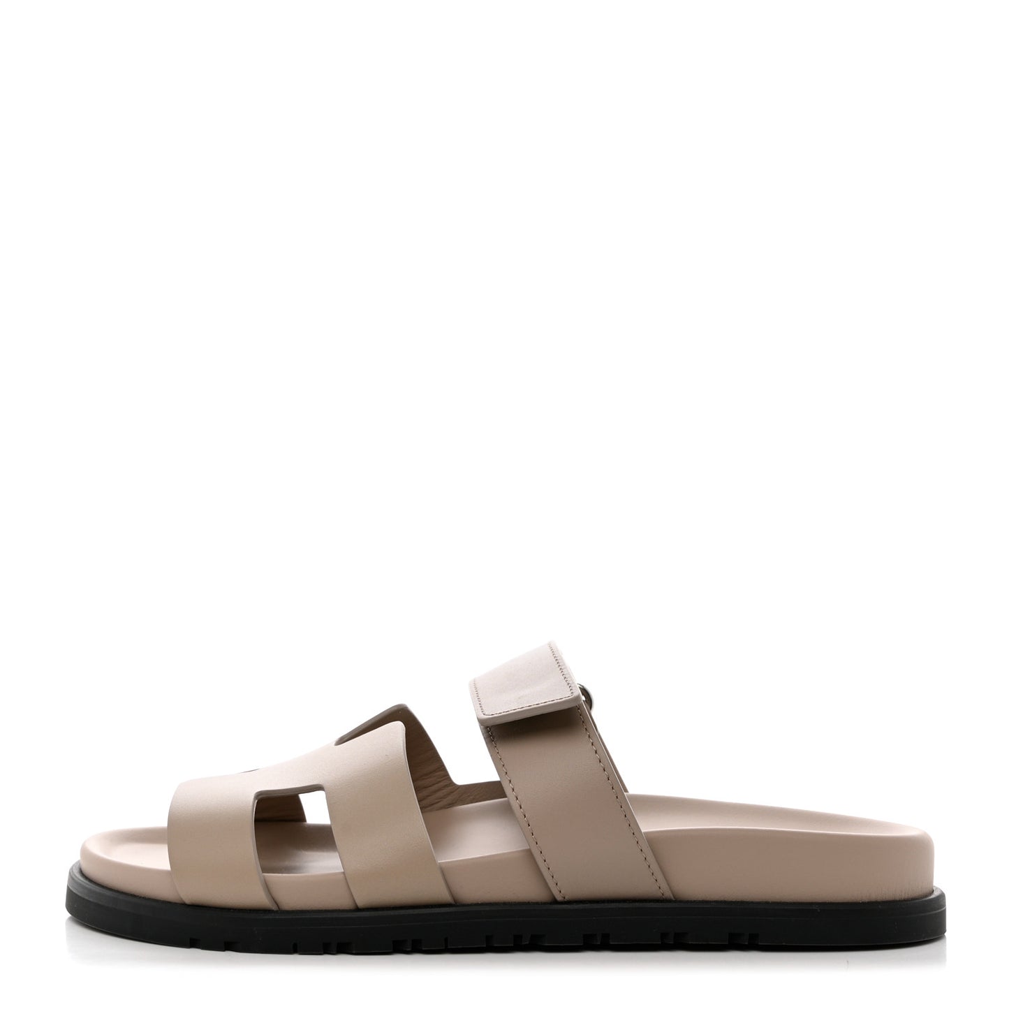 Calfskin Womens Chypre Sandals 39 Beige Mastic