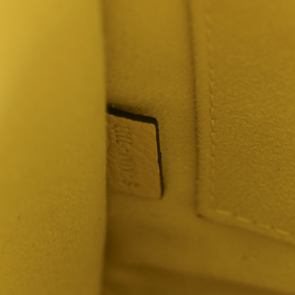 Celine Drummed Calfskin Nano Luggage Citron 7 of 15