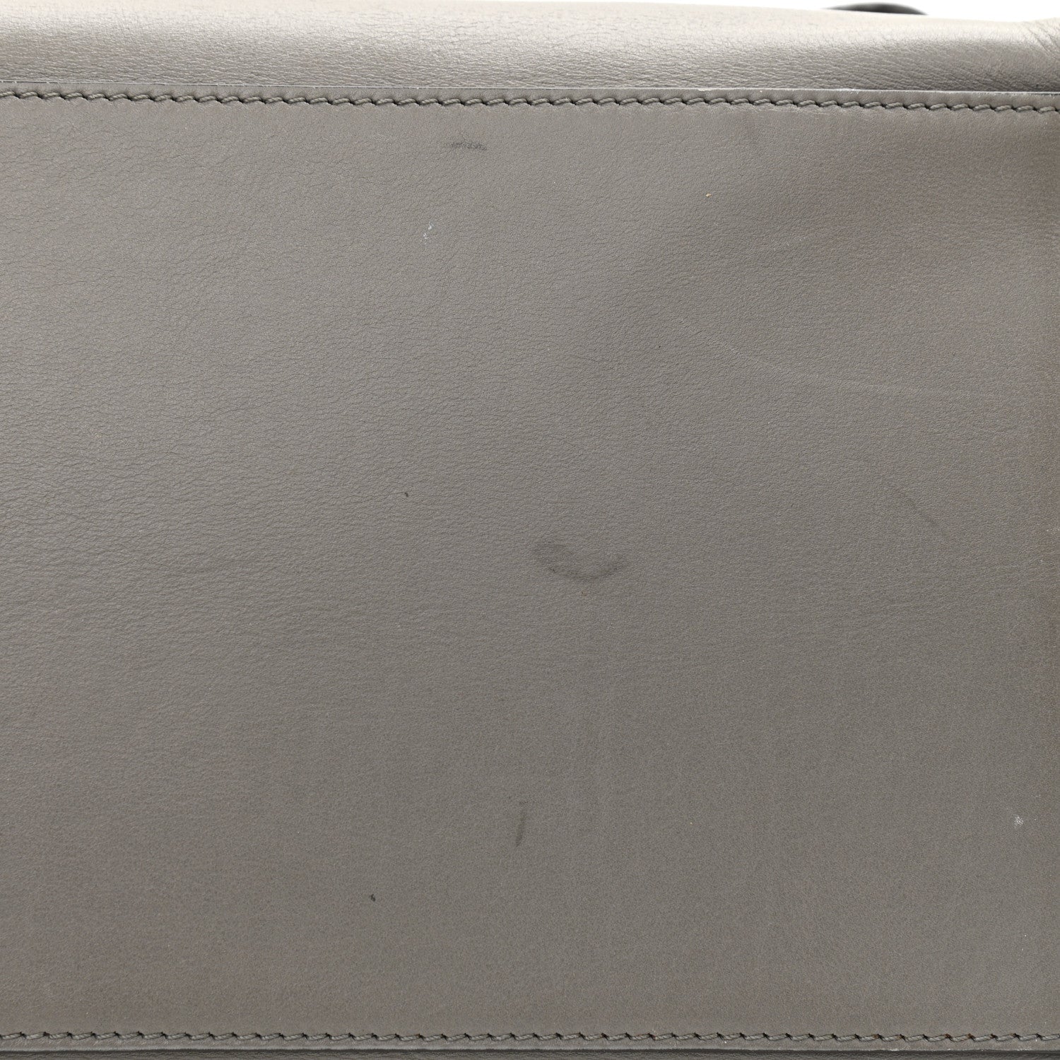 Celine Crocodile Embossed Nubuck Medium Trapeze Grey 10 of 13