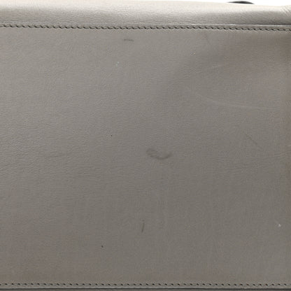 Celine Crocodile Embossed Nubuck Medium Trapeze Grey 10 of 13