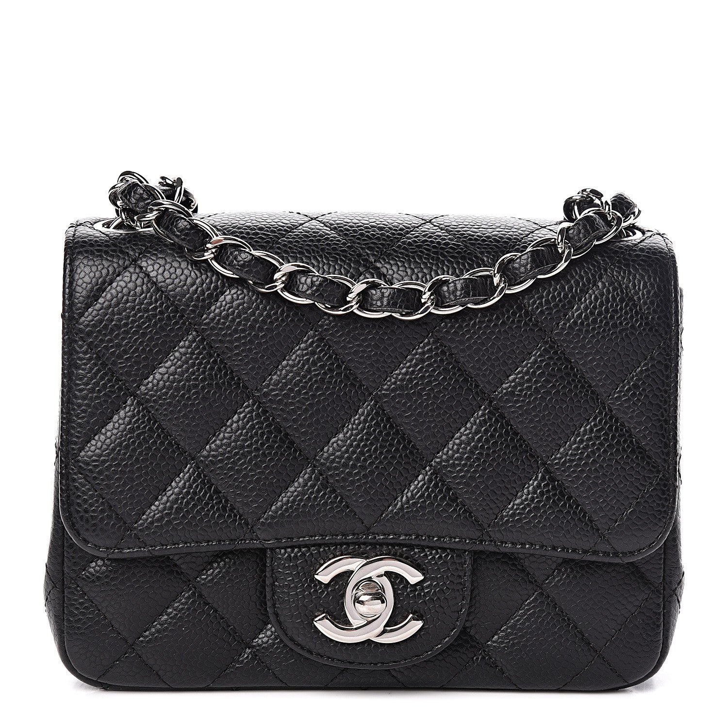 Chanel Caviar Quilted Mini Square Flap Black 1 of 10