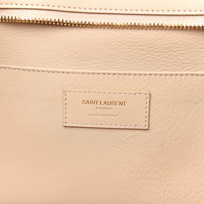 Saint Laurent Calfskin Small Monogram Downtown Cabas Nude Powder 5 of 11