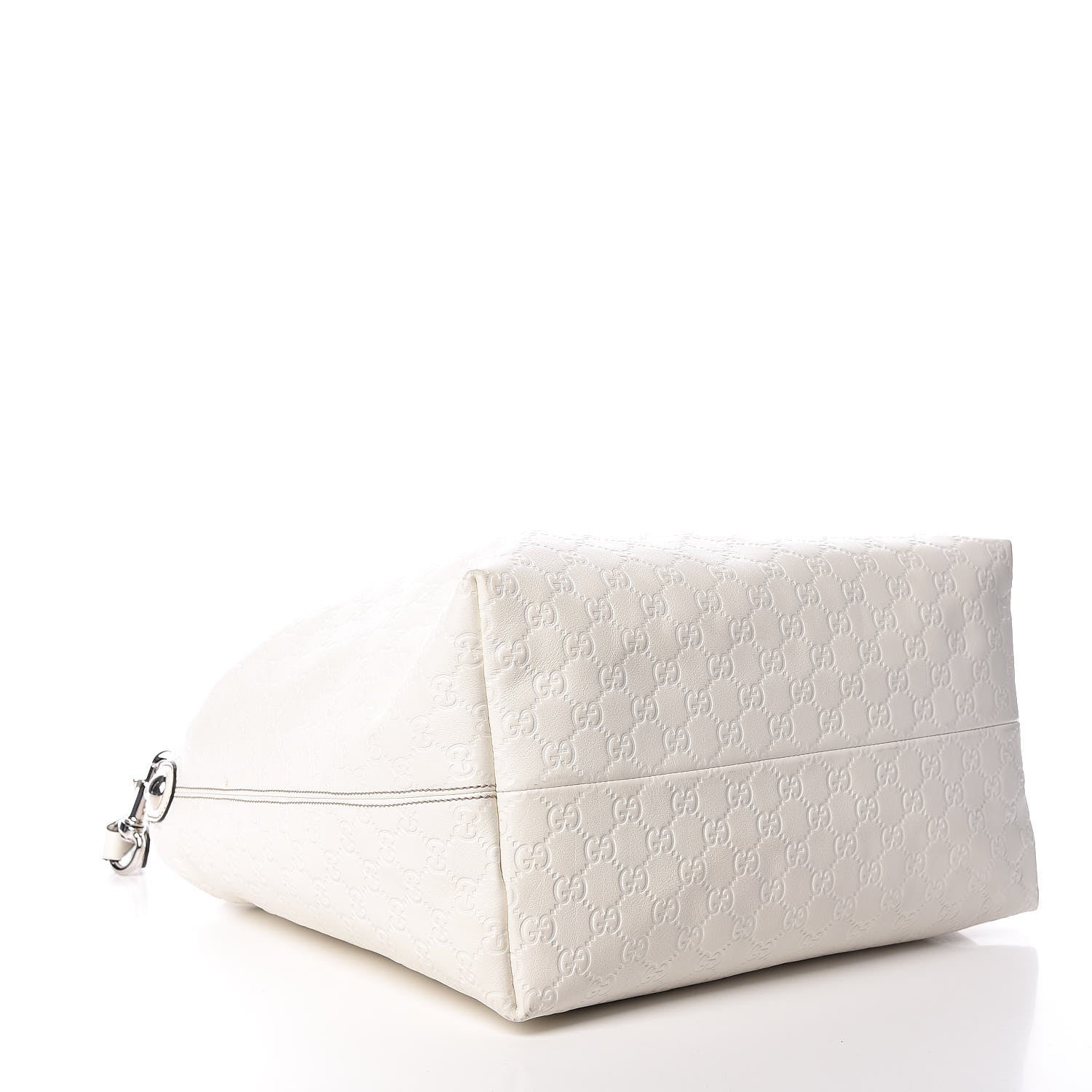 Gucci Guccissima Large Icon Bit Hobo Off White 4 of 16