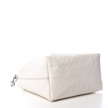 Gucci Guccissima Large Icon Bit Hobo Off White 4 of 16