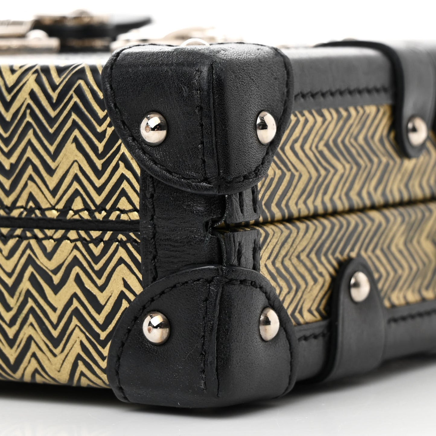 Epi Chevron Printed Petite Malle