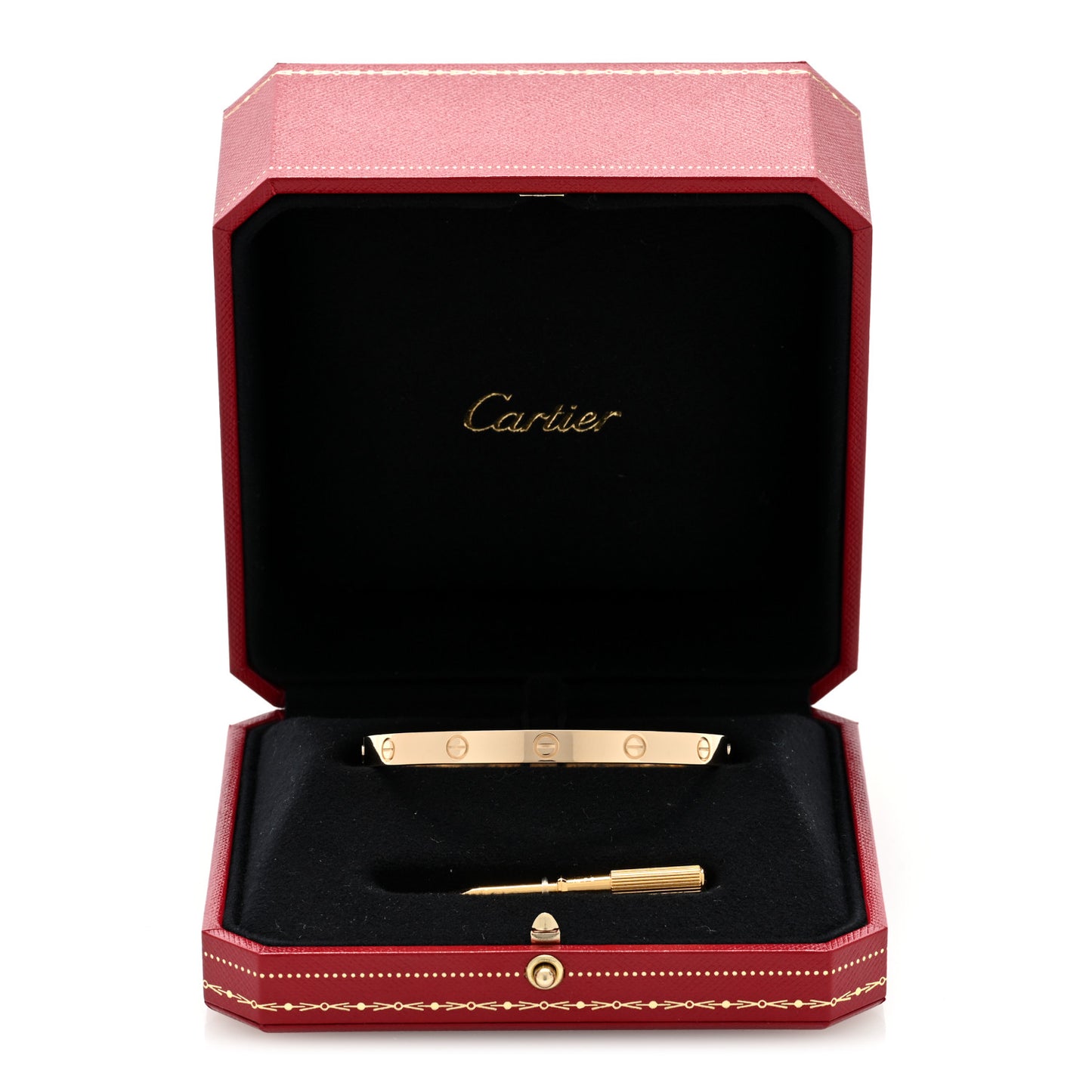 18K Yellow Gold LOVE Bracelet 19