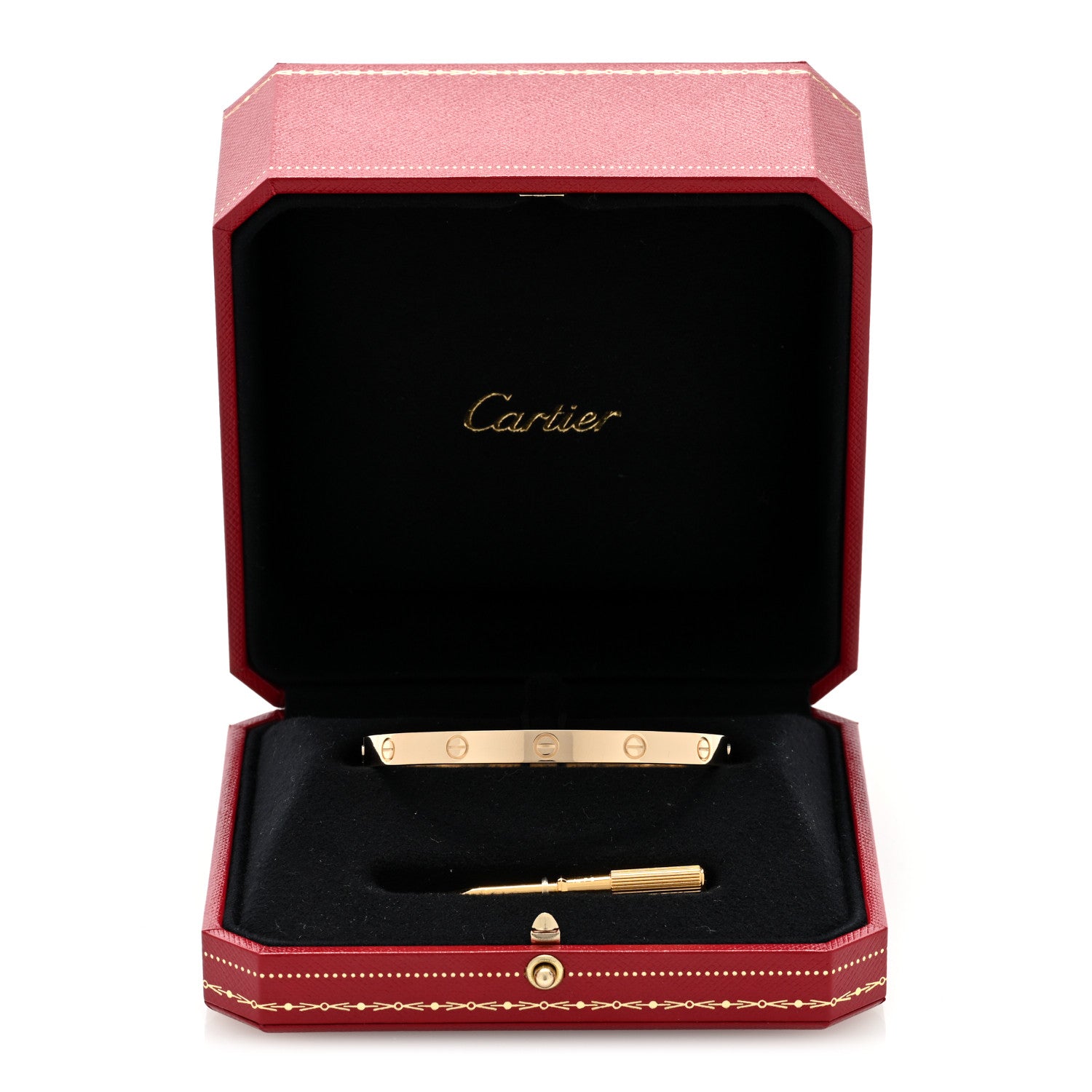 Cartier 18K Yellow Gold LOVE Bracelet 19 5 of 5