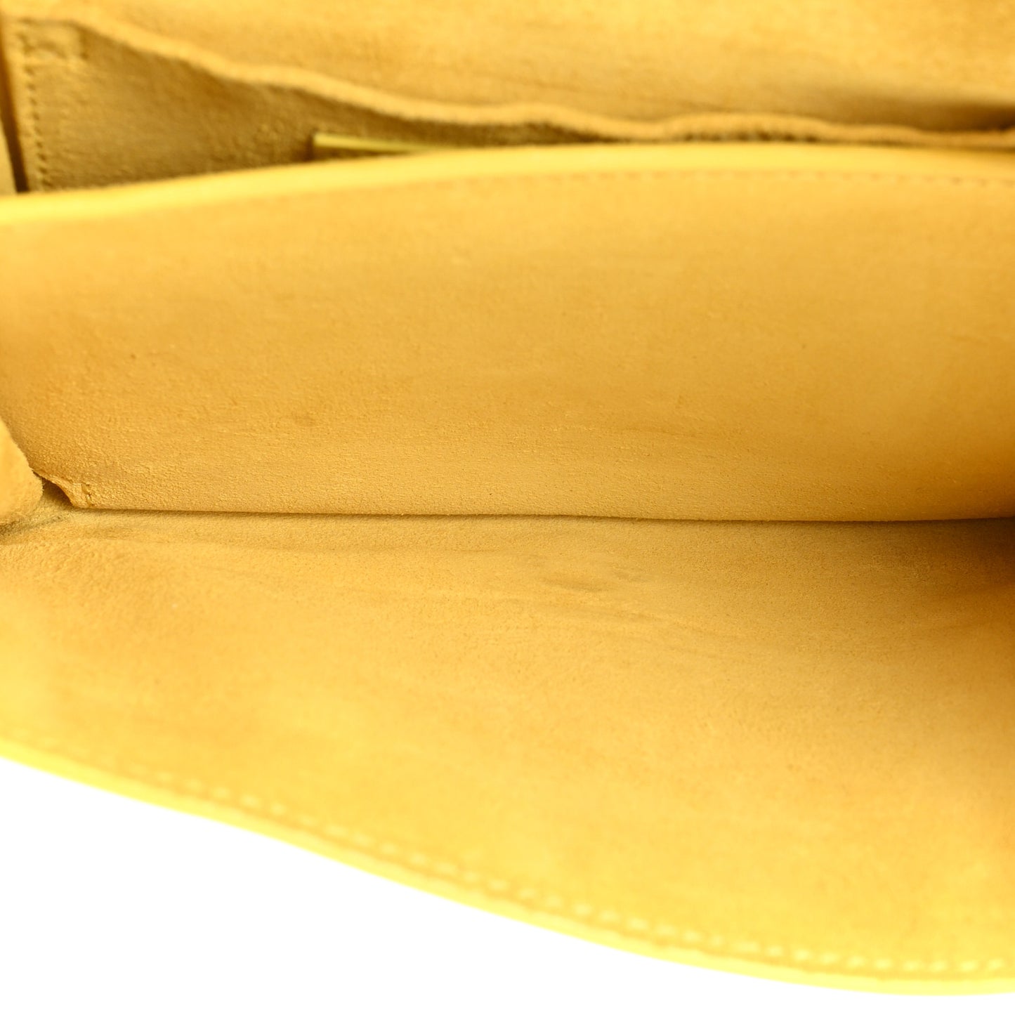 Calfskin Mini Y Ligne Crossbody Pochette Bag Yellow