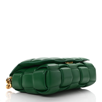 Bottega Veneta Nappa Maxi Intreccio Padded Cassette Crossbody Bag Racing Green 4 of 9