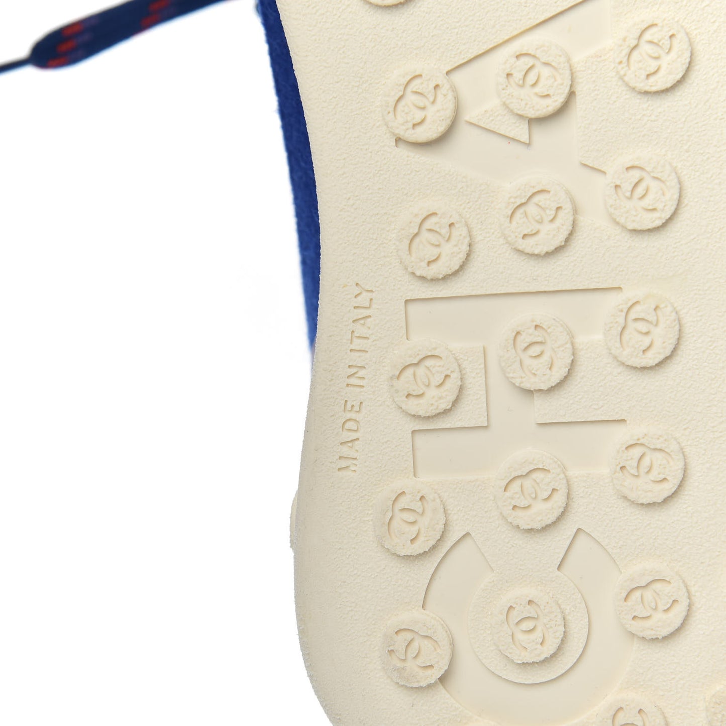 Wool Nylon Lambskin Suede Calfskin Womens Logo Sneakers 40 Blue Coral