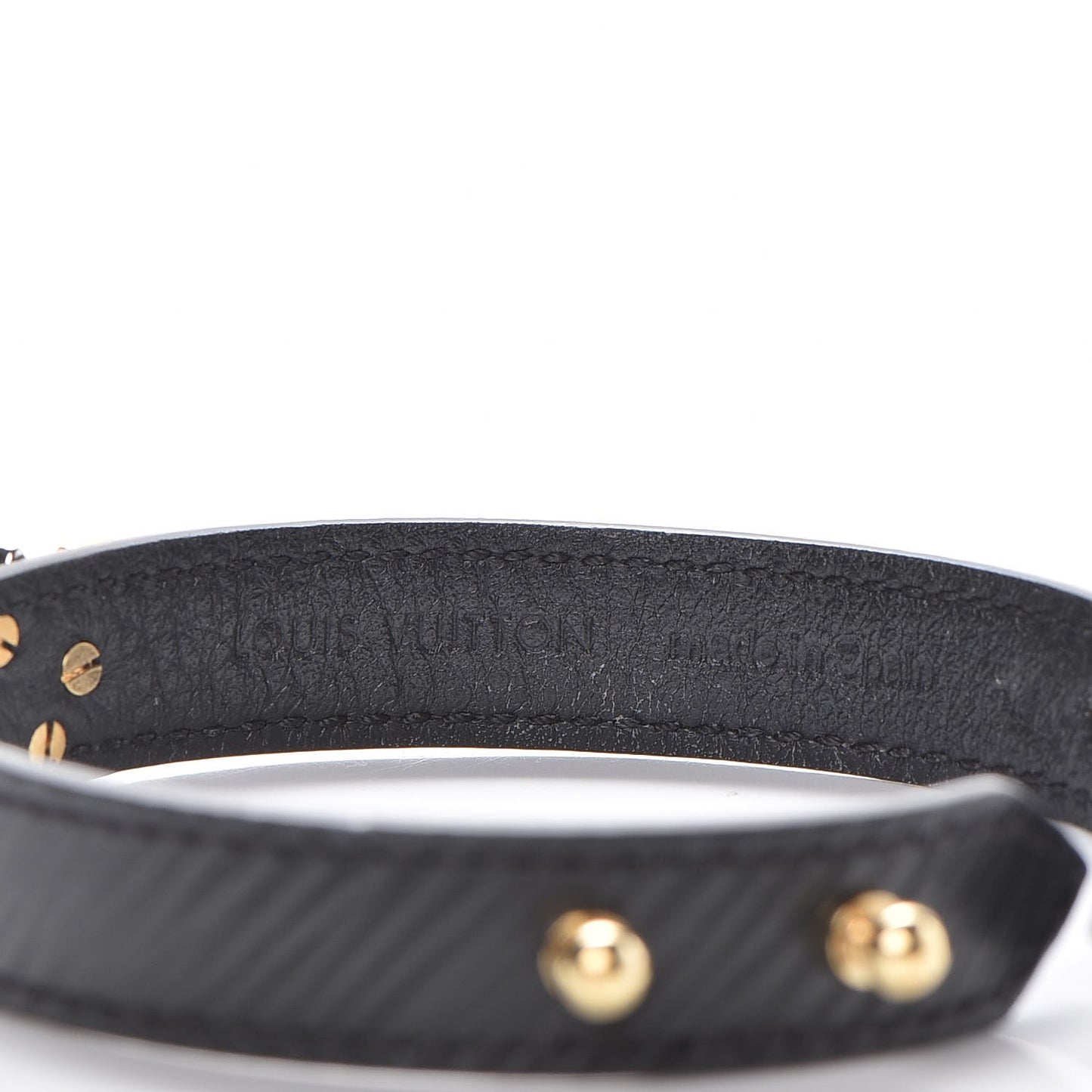 Epi Twist It Bracelet 19 Black