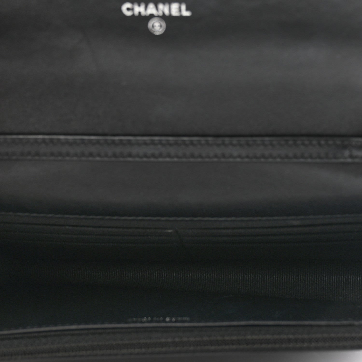 Chanel Patent Calfskin Quilted Reissue Wallet On Chain WOC So Black 5 of 12