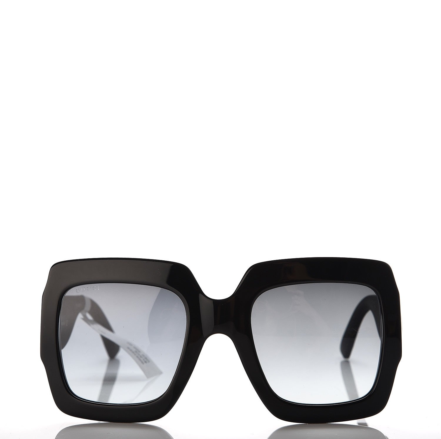 Gucci Square Frame GG0102S Sunglasses Glitter Black 2 of 6