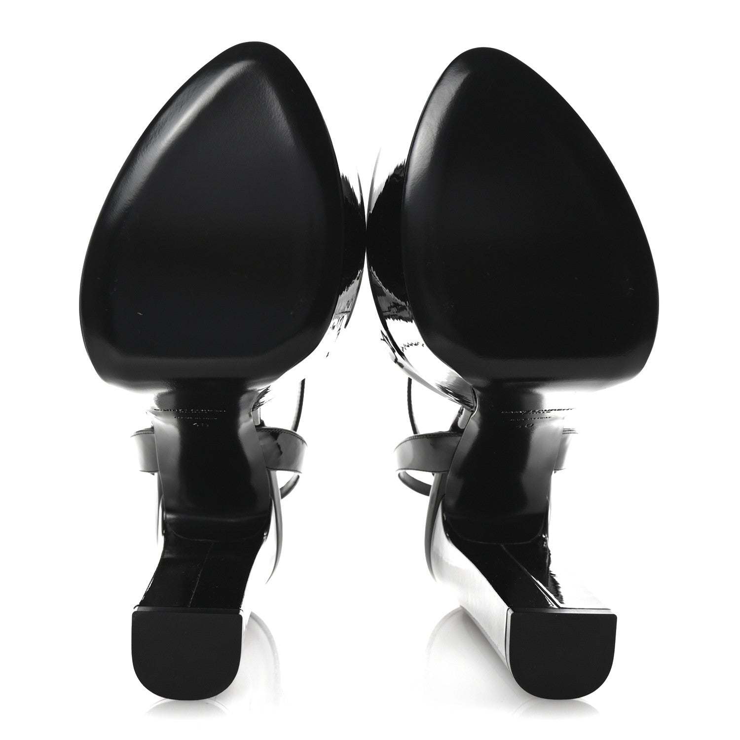 Saint Laurent Patent Jodie 95 Platform Sandals 40 Black 6 of 10