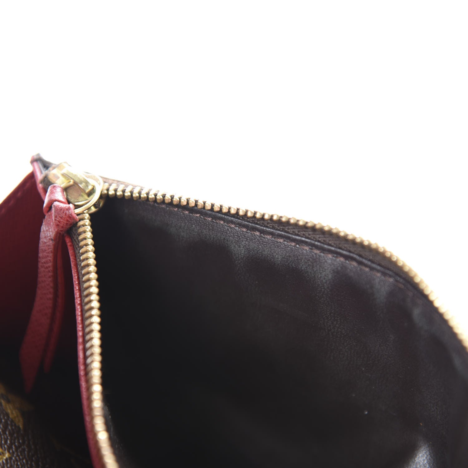 Louis Vuitton Monogram Emilie Wallet Red 11 of 12