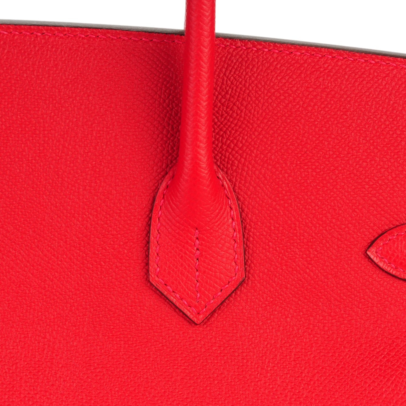 Epsom Birkin 35 Rouge Casaque