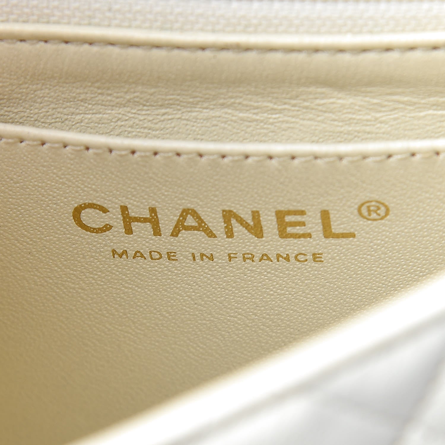 Chanel Lambskin Quilted Mini Square Flap White 6 of 31