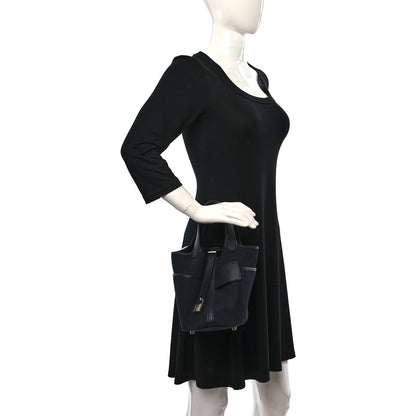 Hermes Toile Goeland Swift Cargo Picotin Lock 18 Black 2 of 10