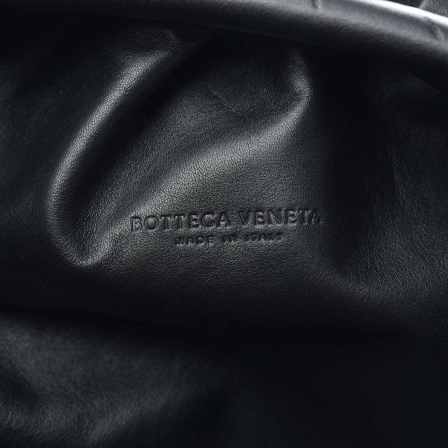 Bottega Veneta Smooth Butter Calf The Pouch Oversized Clutch Black 6 of 9